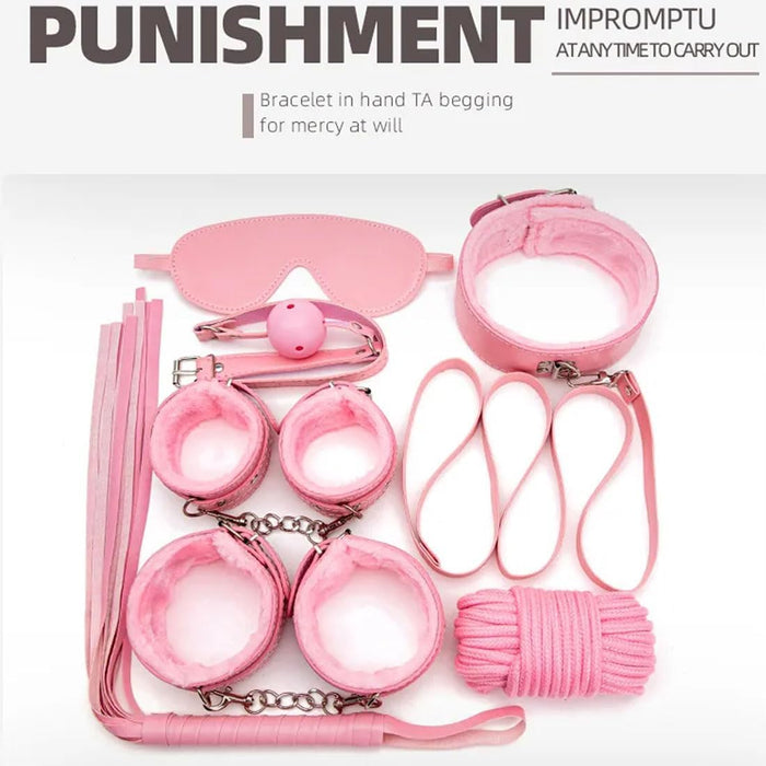 25 daļu BDSM komplekts – ideāls universāls komplekts vakara baudām