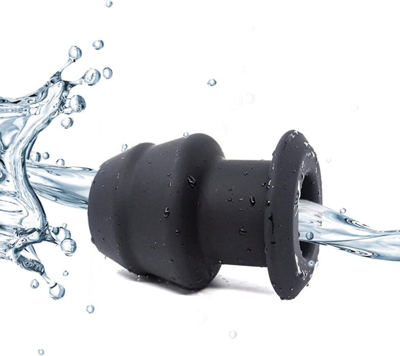 Большой Силиконовый Анальный Плагин с Волнистой Головкой с сильной присоской