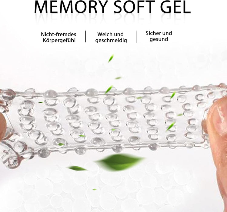 Набор силиконовых насадок на пальцы с сильной присоской для стимуляции