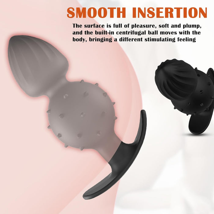 S-2.0 Аналоговый Плаг с Анальными Шариками и Большим Якорем с сильной присоской