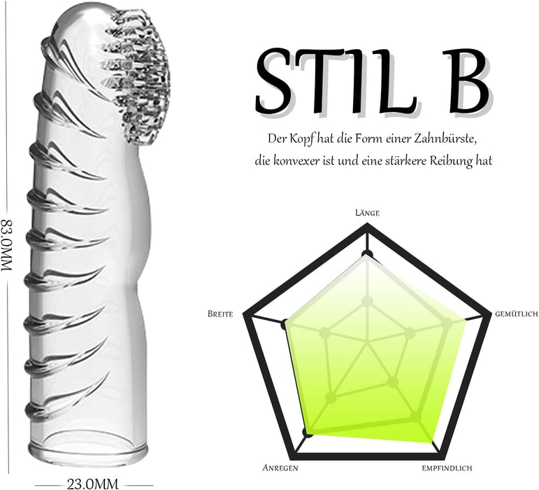 Комплект из 3 палец с сильной присоской и вибратором для игры