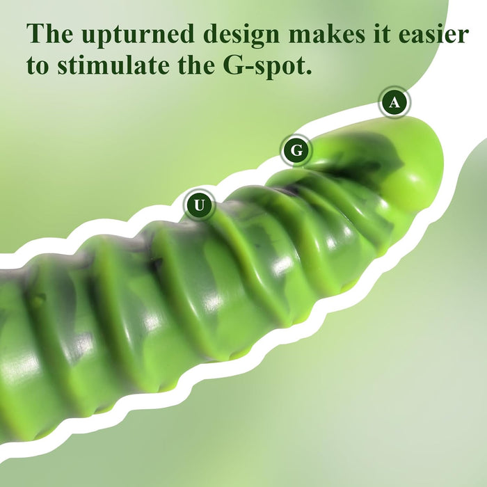 Монстр дилдо 22 см из силикона с сильной присоской для игр без рук