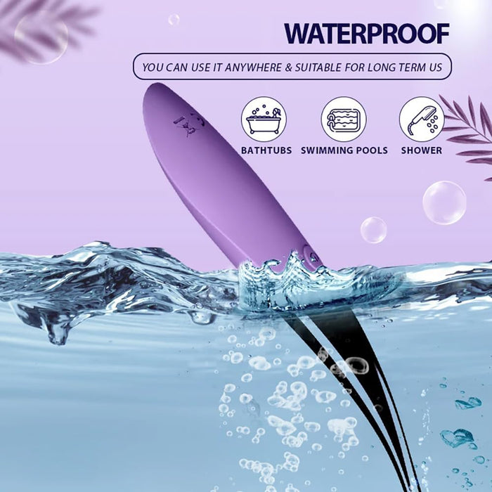 Kompakts vibrators ar 12 vibrācijas režīmiem un klusā darbībā