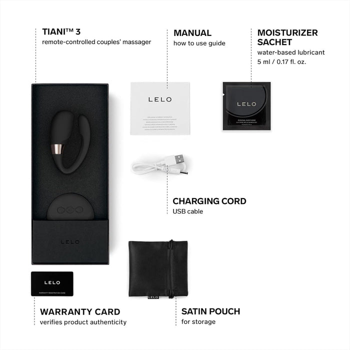 TIANI 3: U-образный массажер для пар с дистанционным управлением и сильной присоской