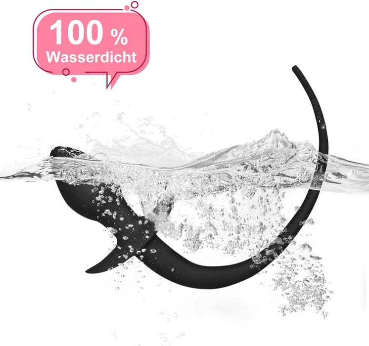 Силиконовая анальная пробка с длинным хвостом щенка для ролевых игр