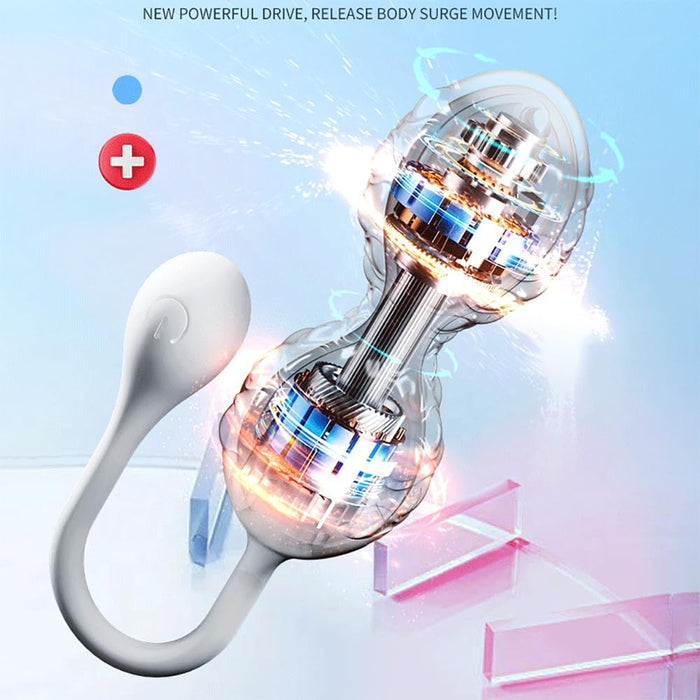 Виброкашечка с 10 режимами вибрации с сильной присоской для женщин и пар