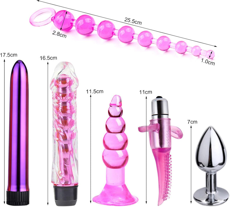 Greznots 16 daļu BDSM komplekts – ērtai un universālai baudai