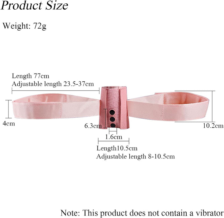 Регулируемый ремень для вибратора и массажной палочки с сильной присоской для женщин