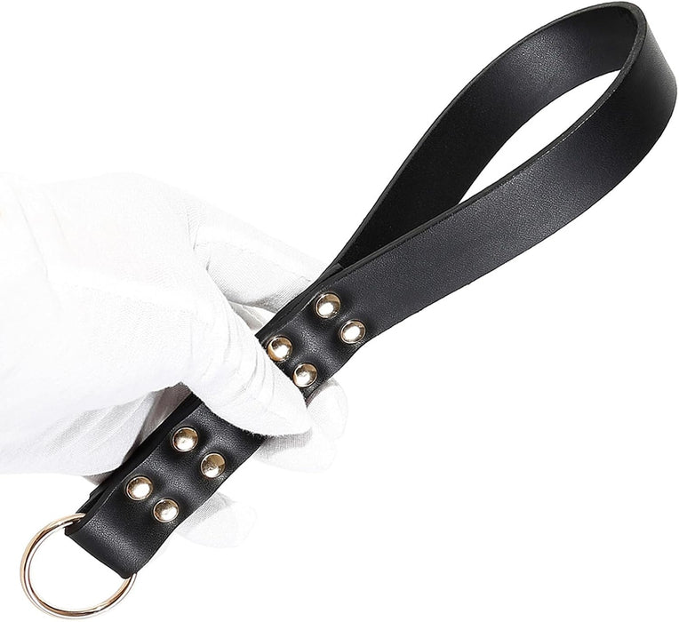 Daudzveidīgs BDSM komplekts ar āmuru, plaukšķi, acu masku un aprocēm