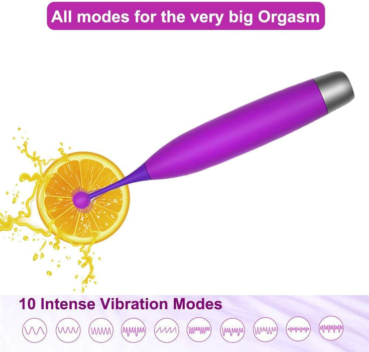 Клиторальный и G-точечный стимулятор с 10 режимами вибрации и сильной присоской