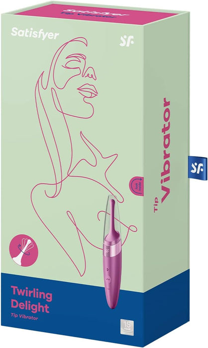 Twirling Delight Vibrators ar 40 Vibrāciju Programmas un Ūdensdrošs