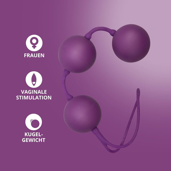 Velvet Violetie Bumbiņas 3 gab. komplekts ar vibrējošu kodolu