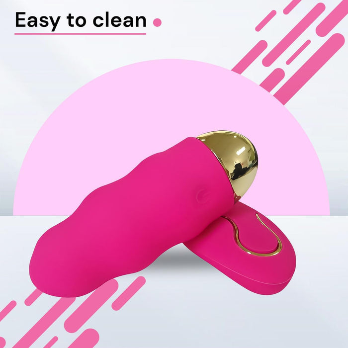 Mini vibrējošā ola ar tālvadības pulti sievietēm, 12 vibrācijas režīmi