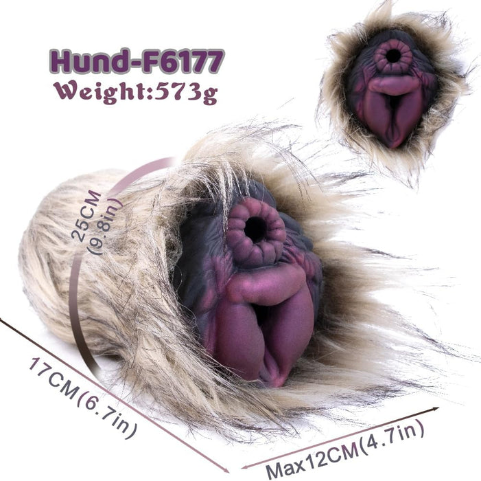 2-в-1 Реалистичный Мастурбатор с Плюшевым Дизайном и 3D Каналами для Мужчин