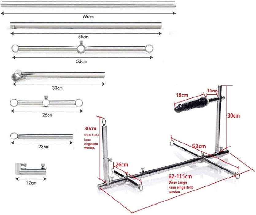 Многофункциональный BDSM набор с секс-машиной и с сильной присоской