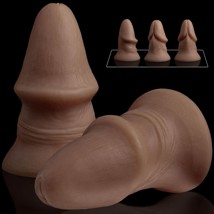 XXL Dildo 19x8,5 cm ar konisku galiņu prostatas stimulēšanai