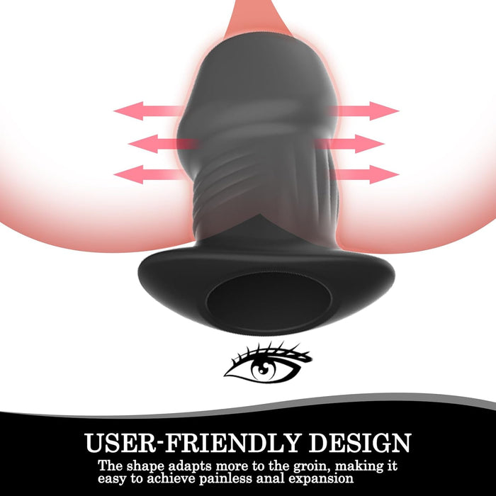 4 daļu dobumains anālais ieliktnis iesācējiem un pieredzējušiem lietotājiem