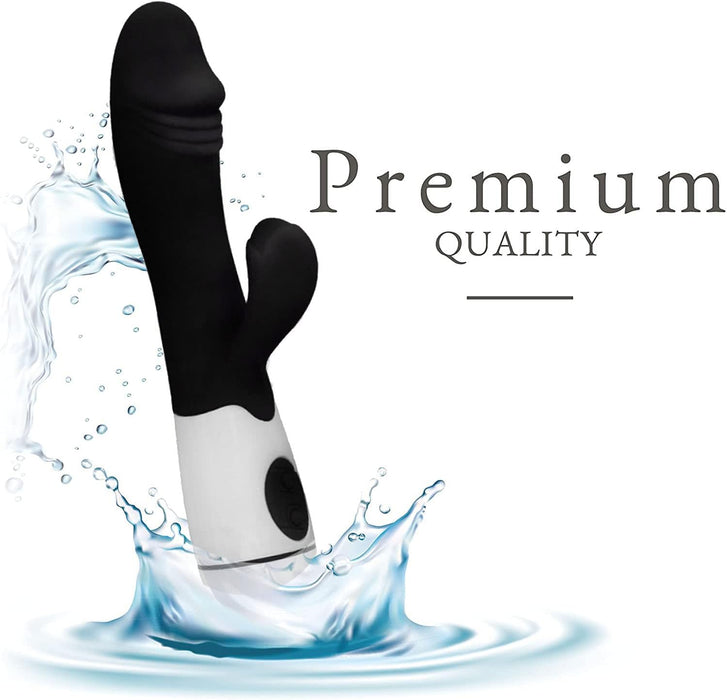 Rabbit вибратор для женщин 19 см с 30 режимами вибрации с сильной присоской