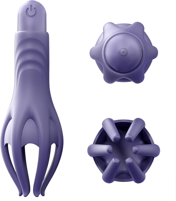 2-в-1 вибратор для простаты и пениса с сильной присоской и 10 режимами