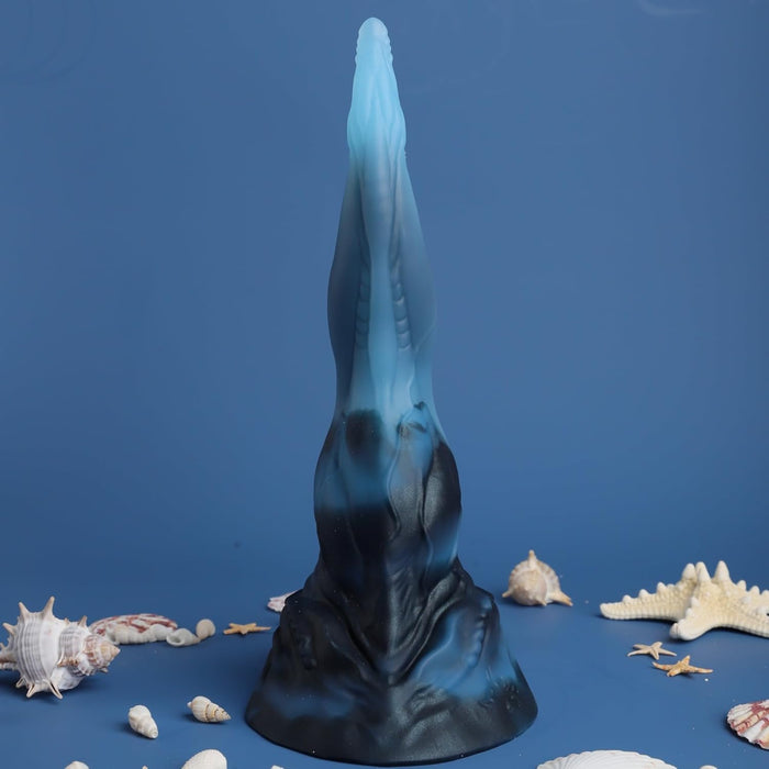 Luminiscentais 20,5 cm tentaculis dildo ar spēcīgu piesūcekni dziļai C un G punktu stimulācijai