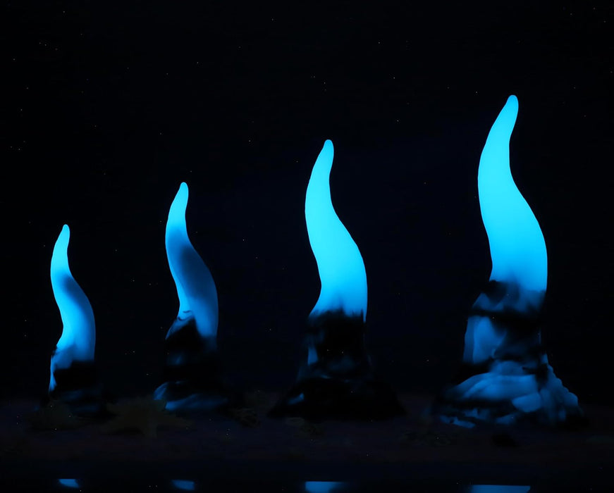 Luminiscentais 20,5 cm tentaculis dildo ar spēcīgu piesūcekni dziļai C un G punktu stimulācijai