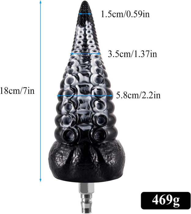 Силиконовый 18 см приспособление в виде щупальца осьминога с сильной присоской для секс-машин