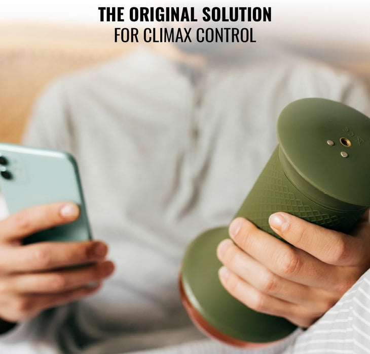 Dabisks ejakulācijas kontroles risinājums ar vibrāciju un temperatūru