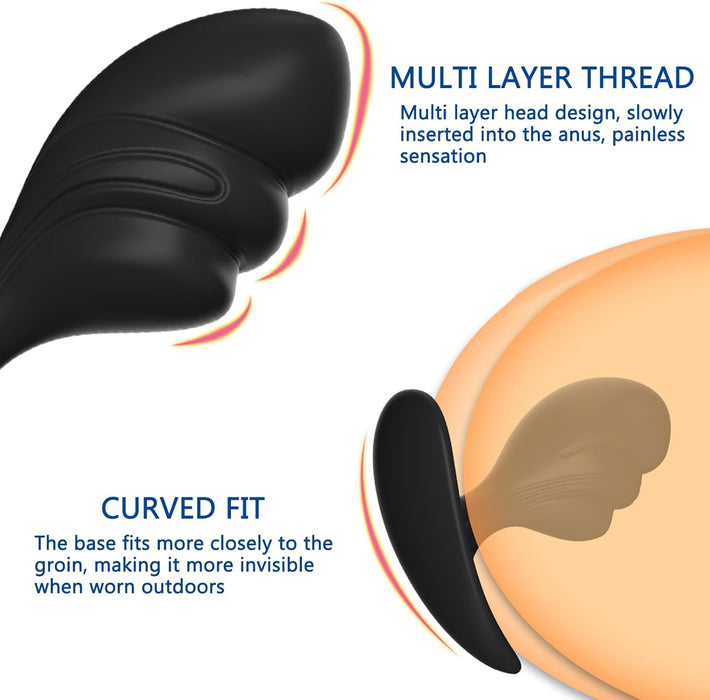 Набор из 3 анальных плагов с спиральной формой и с сильной присоской