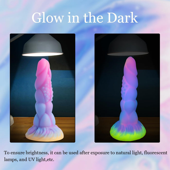 8.14 collu reālistisks silikona monstrs dildo ar spēcīgu piesūcekni