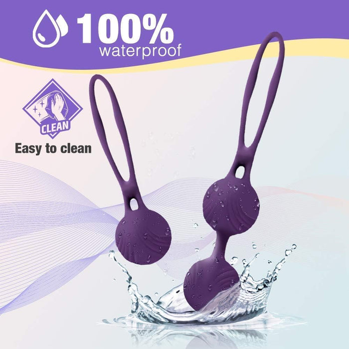 Vaginālie bumbiņas sievietēm - Silikons un metāls iegurņa muskuļu stiprināšanai