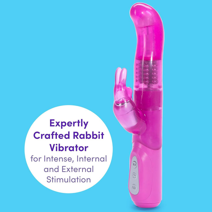 Jessica Rabbit 11,4 cm G-spot vibrators sievietēm ar 10 funkcijām