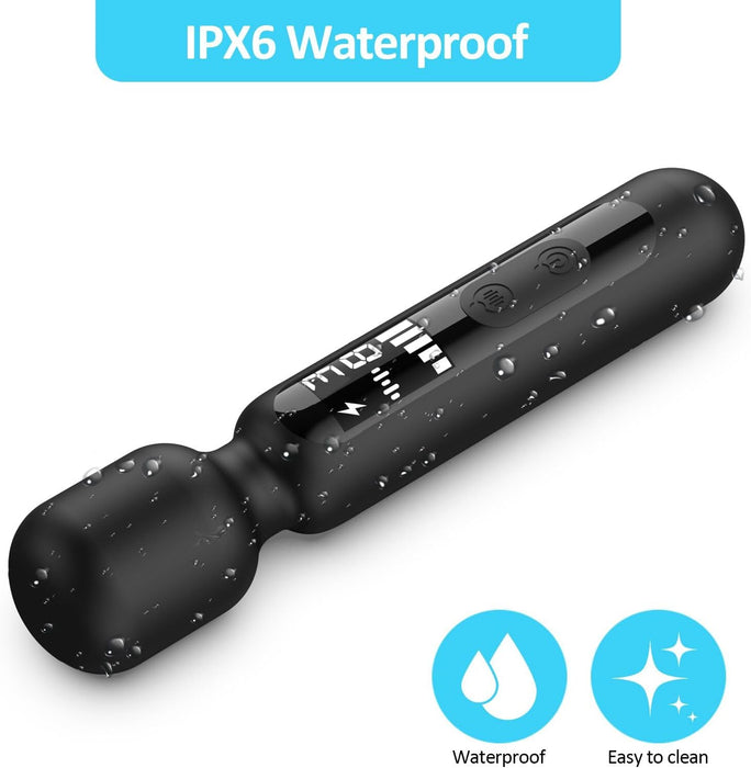 Вибратор для женщин с 9 режимами вибрации и 9 электрошоковыми режимами, с LCD дисплеем