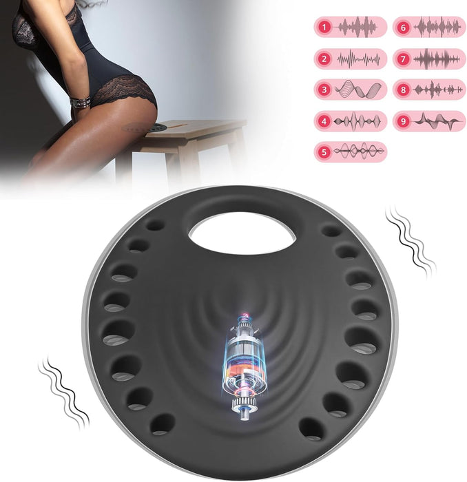 Universāls pāru vibrators ar 9 vibrācijas režīmiem un integrētu caurumu