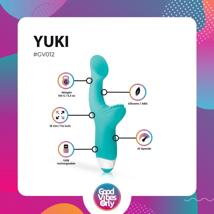 „Yuki“ – ūdensizturīgs stimulators maksts un G punkta stimulēšanai