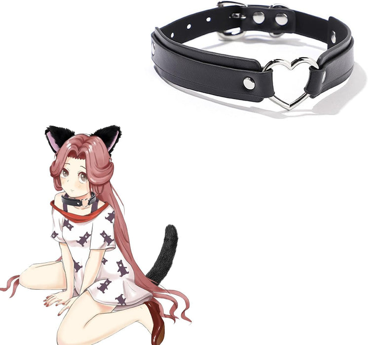 Metāla Anālais Plug ar Lapsas Asti un SM Aksesuāri Pāriem