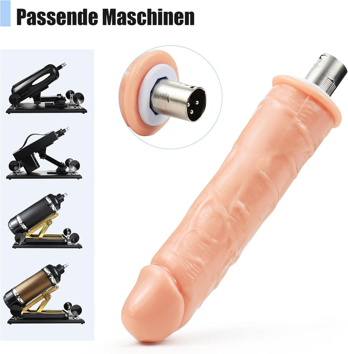 Универсальная секс-машина с сильной присоской, до 400 ударов в минуту
