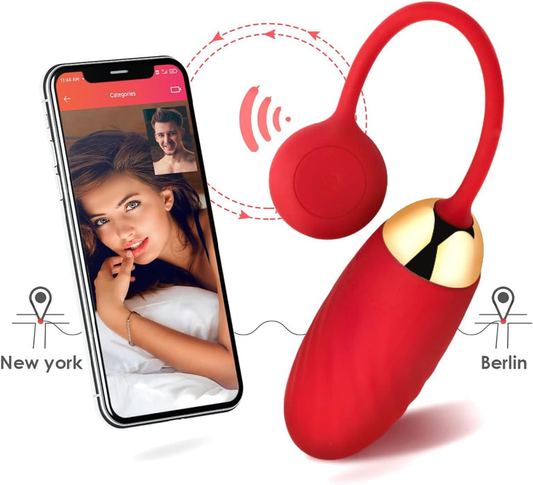 Интерактивное виброяйцо с сильной присоской и управлением через приложение