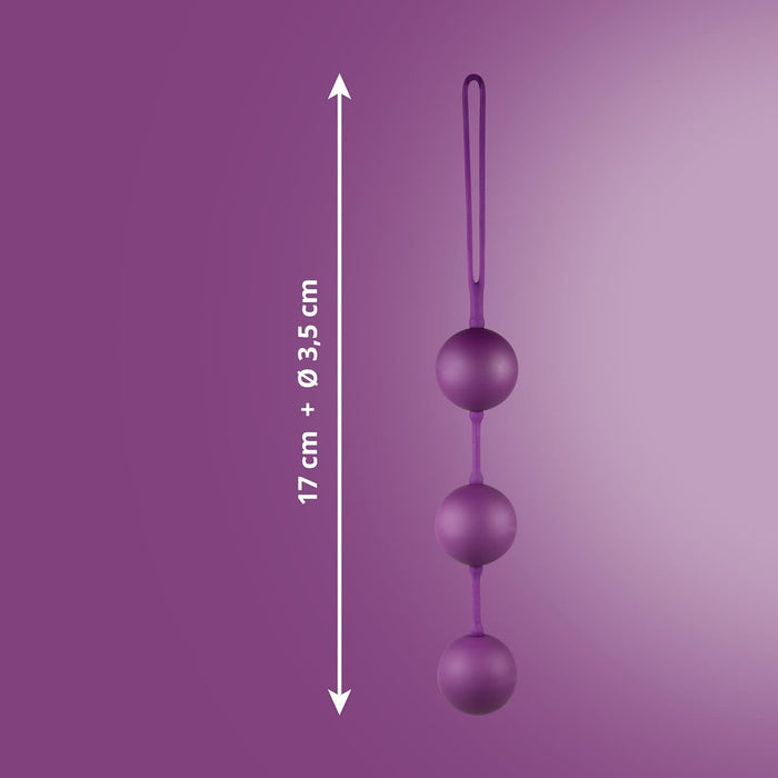 Velvet Violetie Bumbiņas 3 gab. komplekts ar vibrējošu kodolu