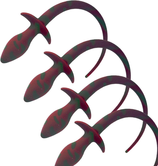 Аналог с сильной присоской из силикона с хвостом собаки для косплея