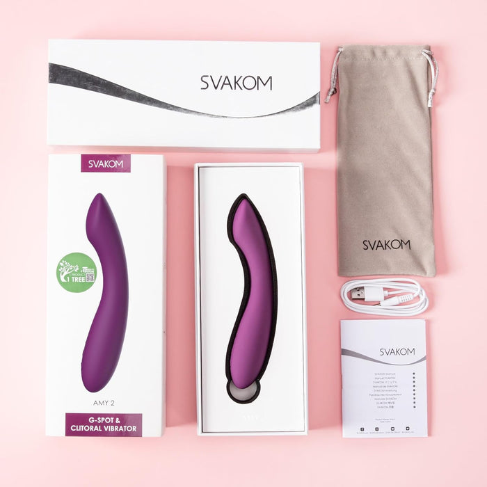 AMY2 Vibrators ar 25 vibrācijas režīmiem – klitora un G punkta stimulācija