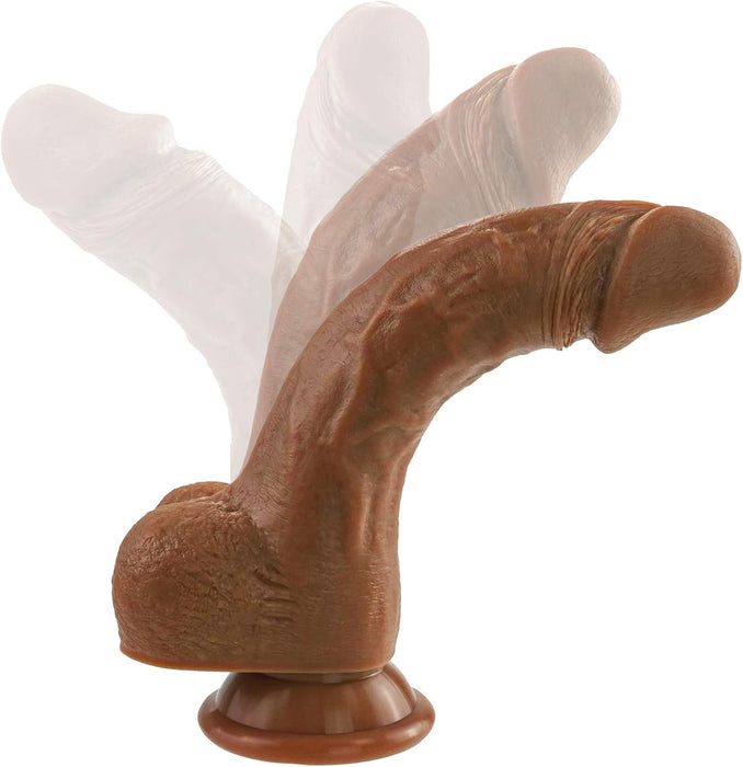 20,5 cm reālistisks silikona dildo ar spēcīgu piesūkni sievietēm