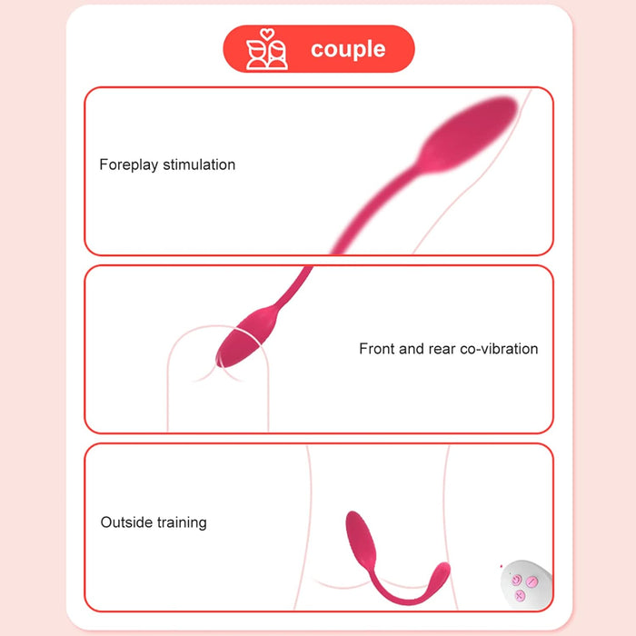 Двойной вибратор с сильной присоской и пультом дистанционного управления для женщин