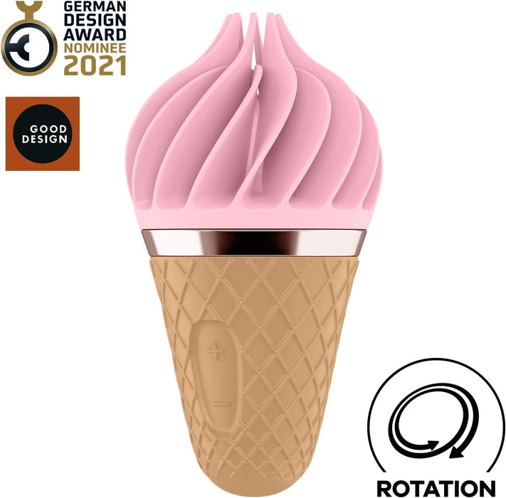 Sweet Treat – Klitorālais vibrators ar 11 rotācijas programmām un USB uzlādi