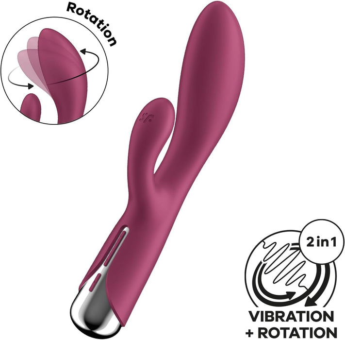 Spinning Rabbit 1 vibrators ar rotāciju G un klitora stimulācijai
