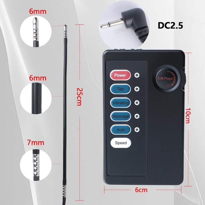 Elektrostimulācijas ādas dzimumloceklis gredzens ar 4 režīmiem intensīvai baudas sajūtai