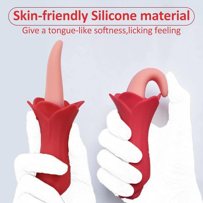 Vibrators sievietēm ar mēles siekalu un 10 vibrācijas režīmiem