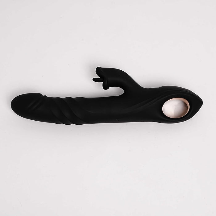 Вибратор-дилдо с клиторным стимулятором и 8 режимами вибрации с сильной присоской