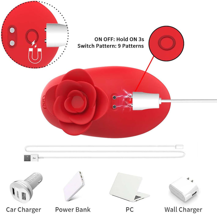 Mini bullet vibrators ar 9 vibrācijas režīmiem, ideāls krūšu galviņu un G punktu stimulācijai