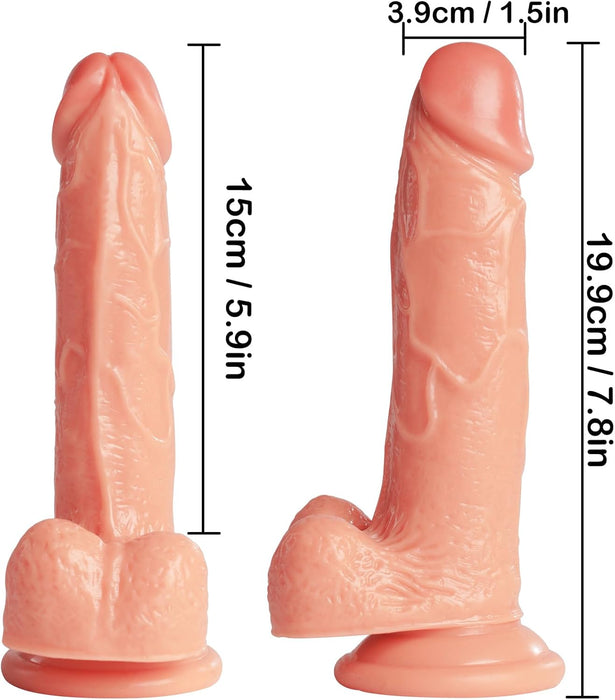 Reālistisks dildo ar spēcīgu piesūcekni – XXL G-spot stimulators sievietēm