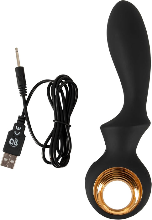 Eternal надувной вибратор для точки G, черный, 10 см с сильной присоской